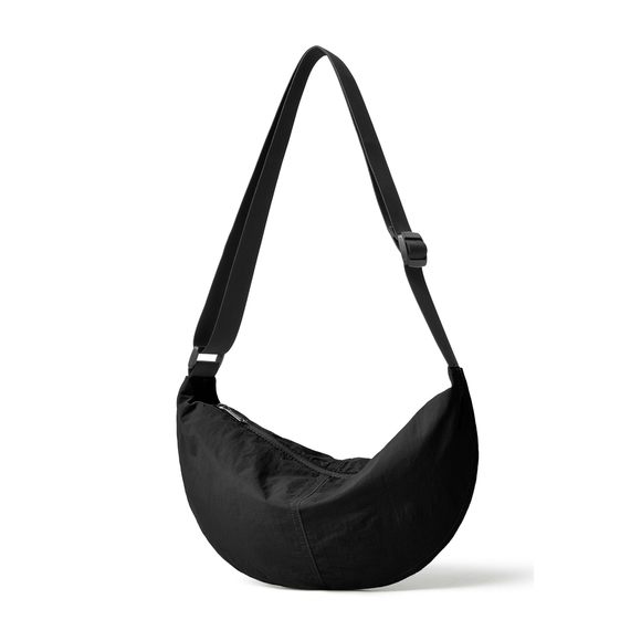 Nylon Crossbody Bag Men Casual Lhtweht Crescent Shoulder Hobo :[ - Picture 1 of 7